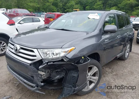 2013 Toyota Highlander Limited V6 from USA, damaged, VIN 5TDDK3EH0DS201184